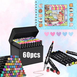 Kit De Lápiz Táctil De 60 Colores Y 1 Libro Para Colorear Kit De Lápiz Táctil De 60 Colores Y 1 Libro Para Colorear
