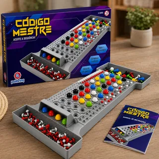 Jogo De Lógica Código Mestre Estratégia Infantil 3 Anos
