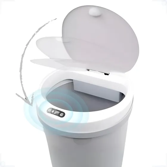 Lixeira Automática 5l C/ Sensor Inteligente Tampa Automática