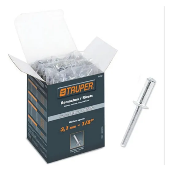 Remache 5/32 X 1/8 Truper 100 Unidades Original