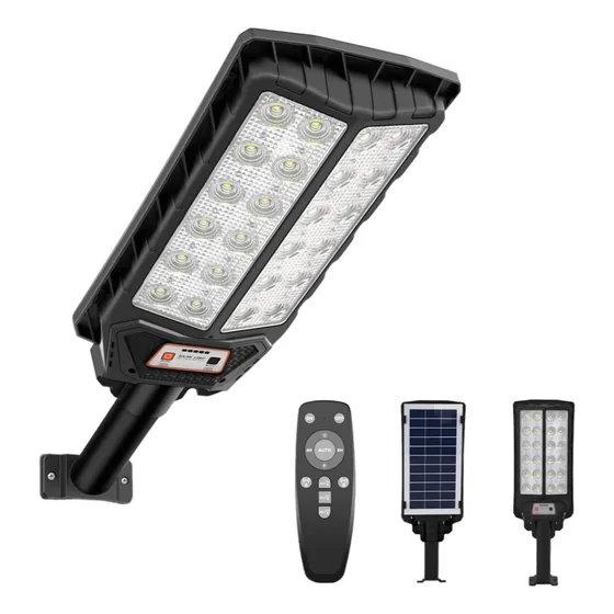 Luz Gaya Farola Solar Led 300w Ip65 Sensor Movimiento Alta Potencia Estructura Negro 5v