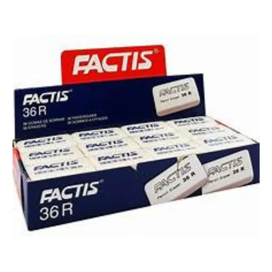 Goma De Borrar Factis 36r Caja 36 Unidades