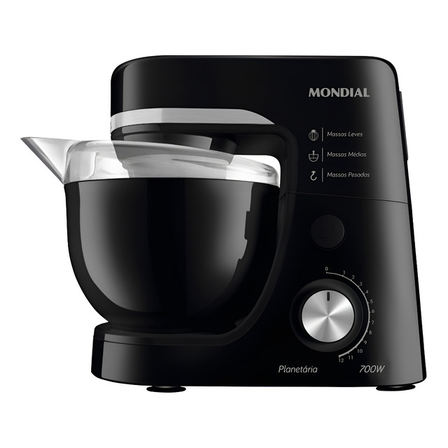 Batedeira Planetária, Mondial, 700w - Bp-03-b Batedeira Planetária, Mondial, 700w - Bp-03-b