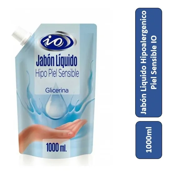 Jabón Líquido Io Hipoalergénico Piel Sensible 1000 Ml