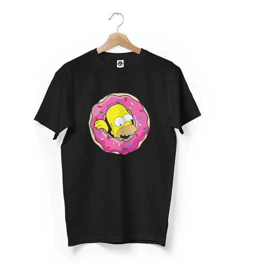 Franela Casual Los Simpsons Homero Bart Unisex