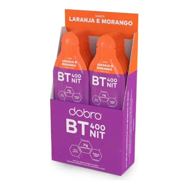 Bt Nitrato Gel Dobro Sabor Laranja E Morango (10 Sachês De 30g Cada) Bt Nitrato Gel Dobro Sabor Laranja E Morango (10 Sachês De 30g Cada)