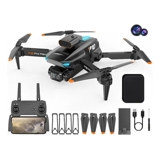 Drone Cámara Dual P10 Con Sensor De Proximidad, Evita Choque