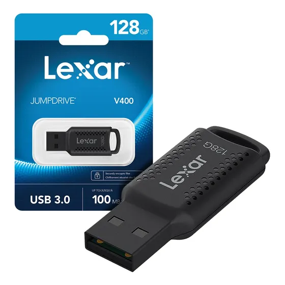 Pendrive Lexar Usb 3.0 128gb V400 150mbs Alta Velocidad