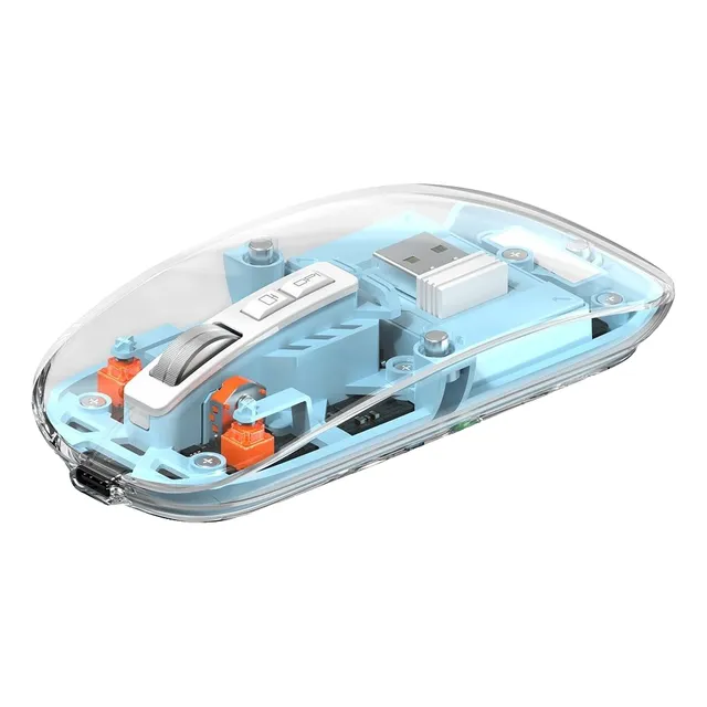 Wiwu Wm-105 Wm-105 - Mouse Crystal Wireless Mouse Dual 2.4g
