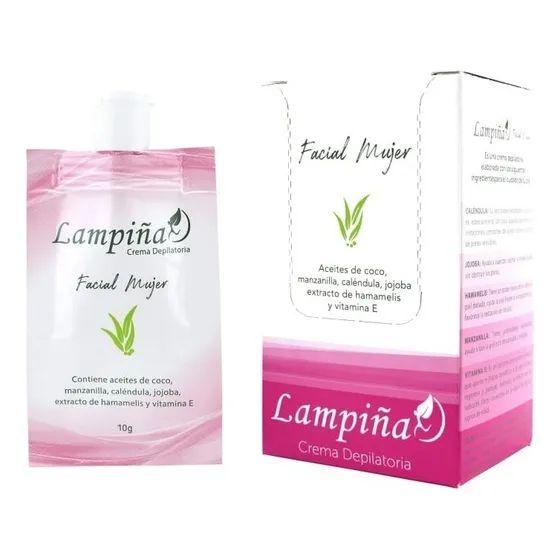 Crema Depilatoria Lampiña Facial 10g - g