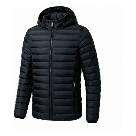 Jaqueta Masculina Puffer Corta Vento Bobojaco Blusa De Frio Preto Xgg Gominho