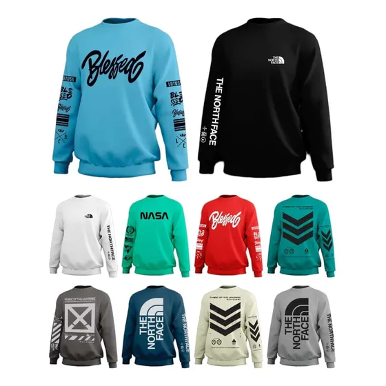 Sueters Estampados Blessed, Thenorthface. Al Mayor Y Detal