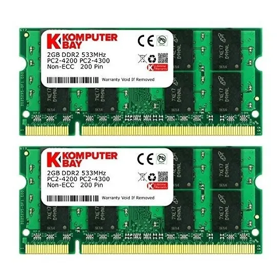 Komputerbay 4 Gb 2x 2 Gb Ddr2 533 Mhz Pc2-4200 Pc2-4300 Ddr2