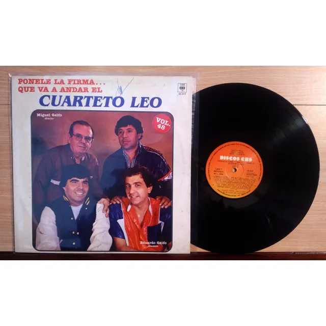 Cuarteto Leo Ponele La Firma Que Va A Andar Vol 48 Disco Lp