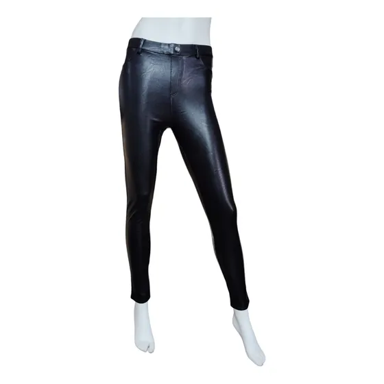 Pantalón,tipo Calza,símil Cuerina. M.aipuwei. Modelo Chupín