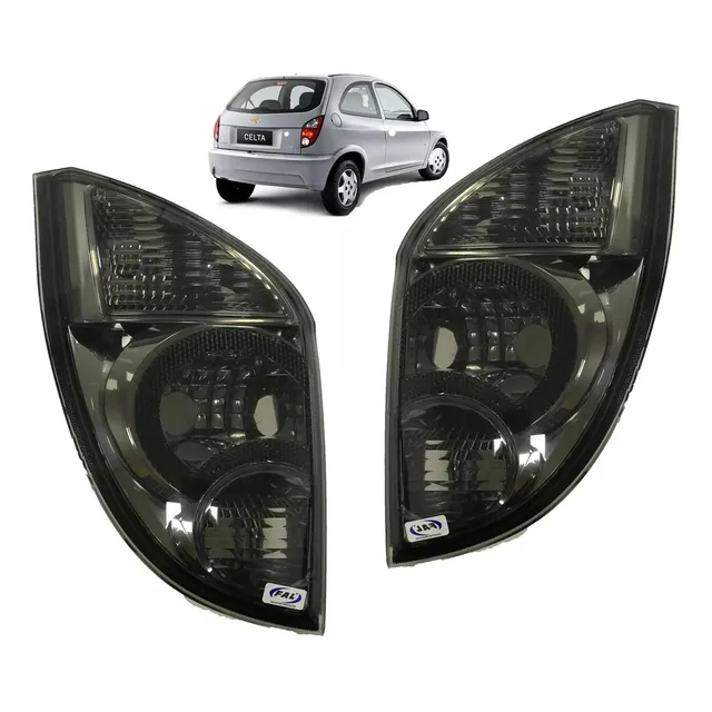 2 Faros Traseros  P/ Chevrolet Celta 2011 Al 2015 Tunning
