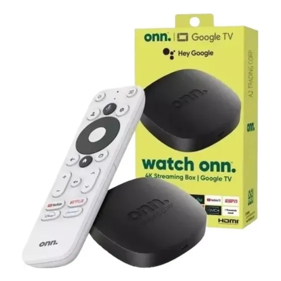 Onn Tv Box 4k Google 2024 Dispositivo Para Streaming 