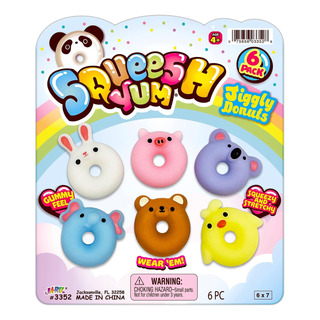 Ja-ru Mini Mochi Squishy Animals (1 Paquete) Lindos Squishie Ja-ru Mini Mochi Squishy Animals (1 Paquete) Lindos Squishie
