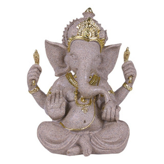 Hecho A Mano De Piedra Arenisca Elefante Ganesha Buda Deco Hecho A Mano De Piedra Arenisca Elefante Ganesha Buda Deco