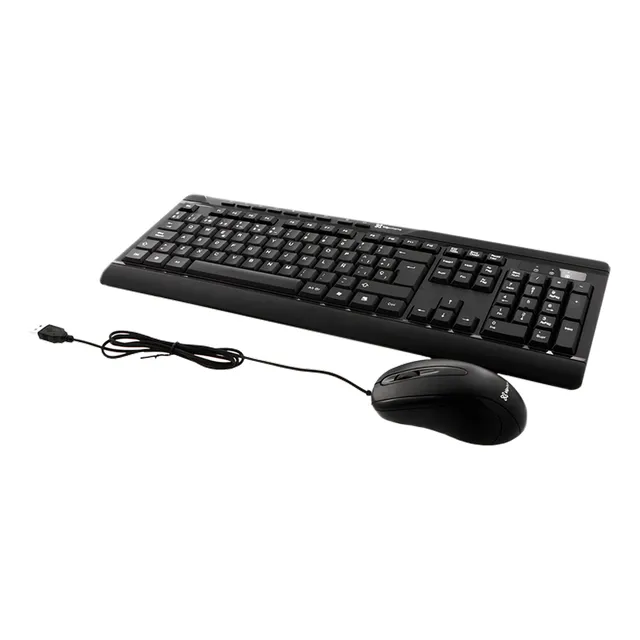 Combo Teclado+mouse C/cable Usb Klipxtreme Kck-251s Negro