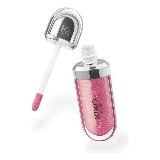 Kiko Milano 3d Hydra Lipgloss 33 Acabamento Glitter Cor Rosa