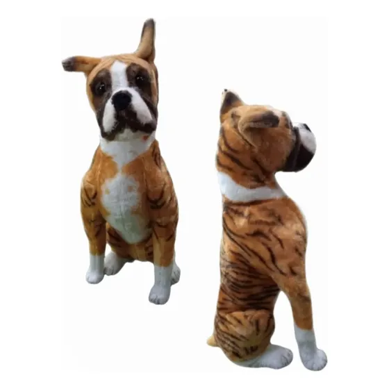 Peluche De Perro Bóxer /realista 