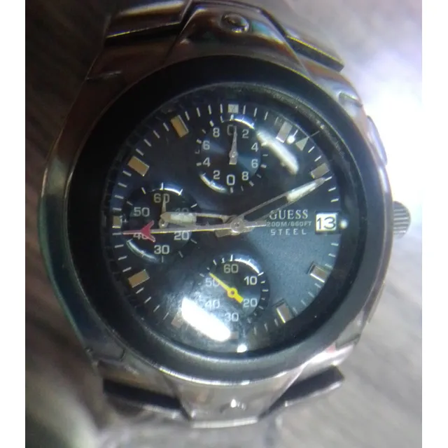 Reloj Guess Steel Cronógrafo Steel 20m Sport