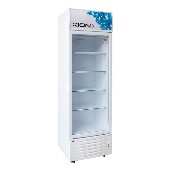 Heladera Vitrina Expositor Botellero Comercial Xion 330 Lts Color Blanco