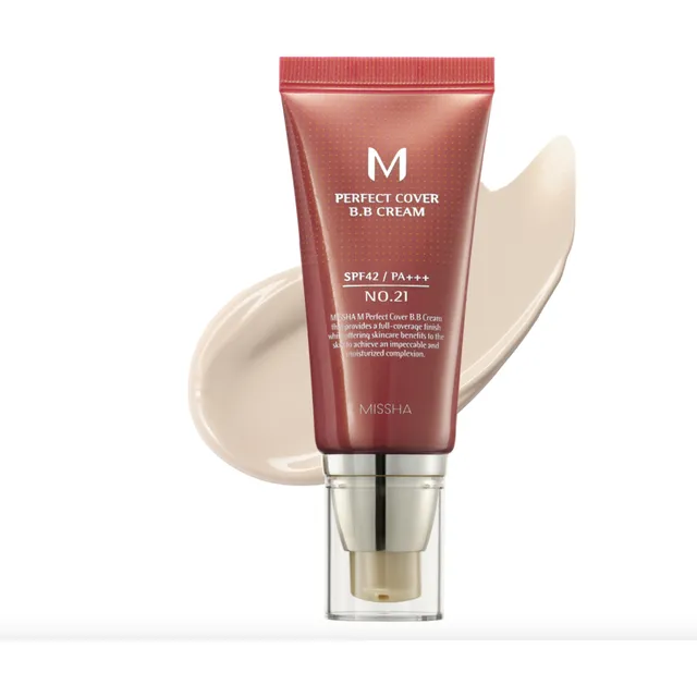 Bb Cream M Perfect Cover Missha Con Spf 42 Original De Korea