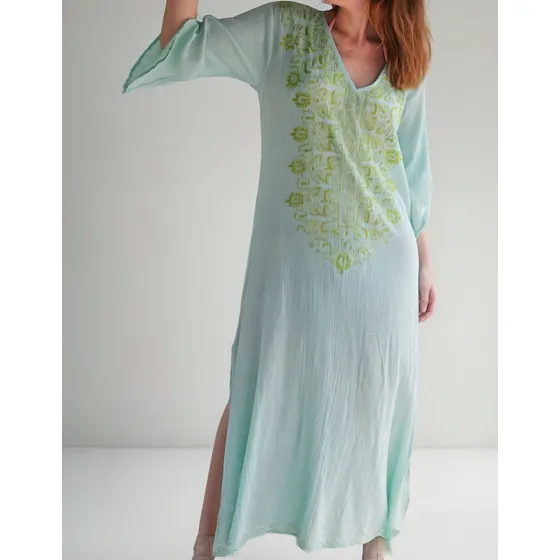 Vestido Túnica Largo Para Dama 