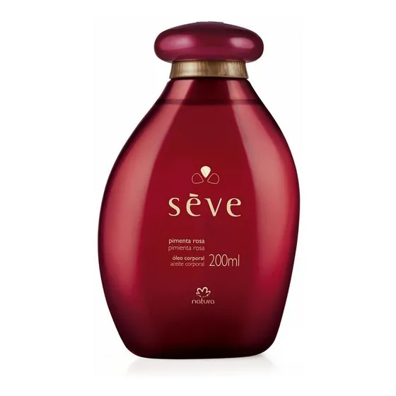 Óleo Desodorante Corporal Natura Sève 200ml Pote Rosa