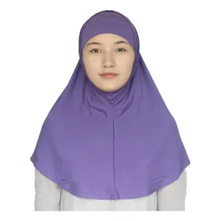 Hijab Musulman Instantaneo, 2 Piezas Elegante Hijab Musulman Instantaneo, 2 Piezas Elegante