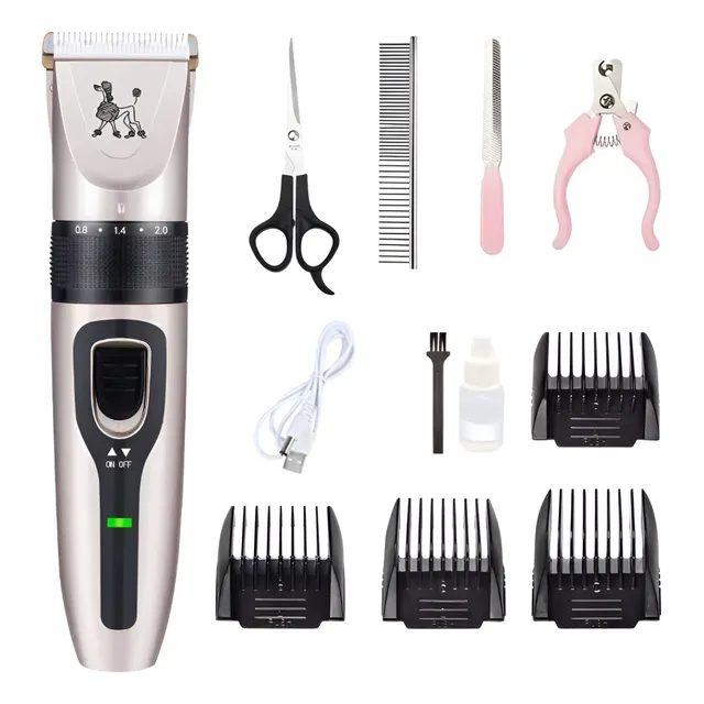 Maquina Cortar Pelo Perros Cortadora Canina  Accesorios 