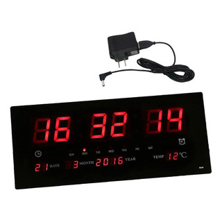 Reloj Despertador Con Pantalla Led De 17 '', Termómetro Reloj Despertador Con Pantalla Led De 17 '', Termómetro