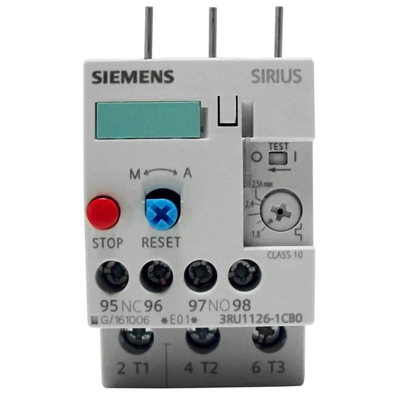 3ru1126-1cb0 Siemens Relevador Bimetalico S0 1.8 A 2.5 Amps