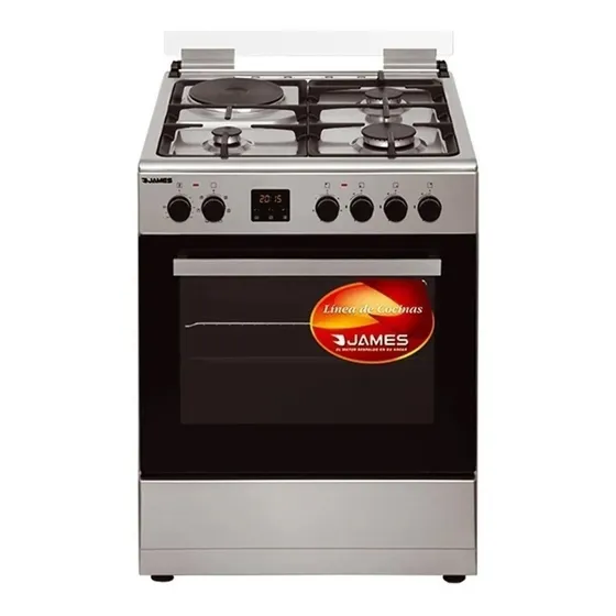 Cocina Combinada James Con 3 Hornallas +1 Disco C 25a Tks