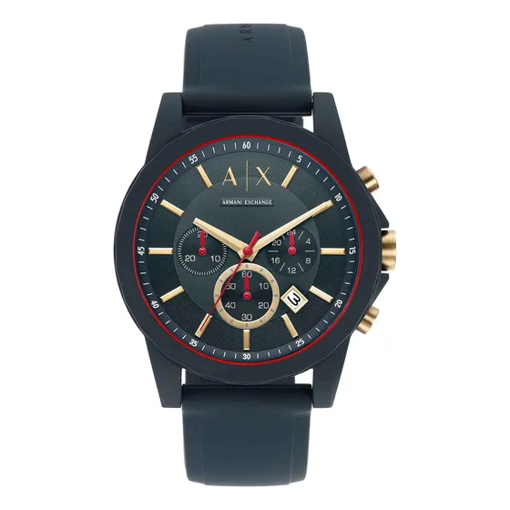 Relógio Armani Exchange A|x1335 Cronógrafo Para Homens Azul