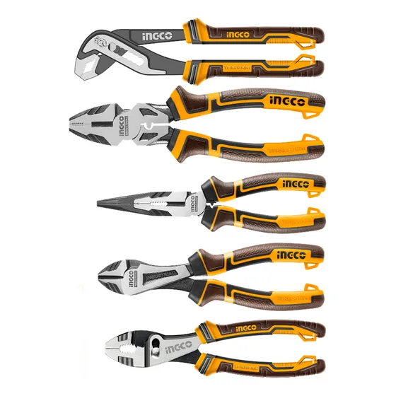 Set X 7 Pinzas Surtidas Herramientas Manuales Ingco Cos23036