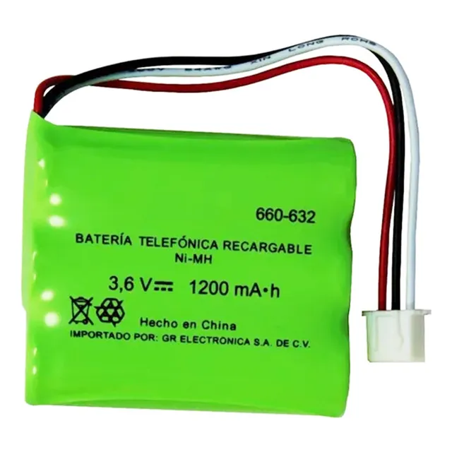 Pila Bateria Para Telefono Rural G007 Color Verde