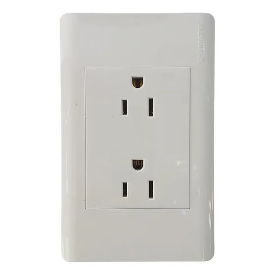 Toma Corriente Doble Elite Blanco 127/250v 15a Lumistar