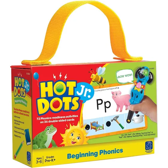 Conjunto De Tarjetas Hot Dots Jr Para Fonética, Inicio Lectu