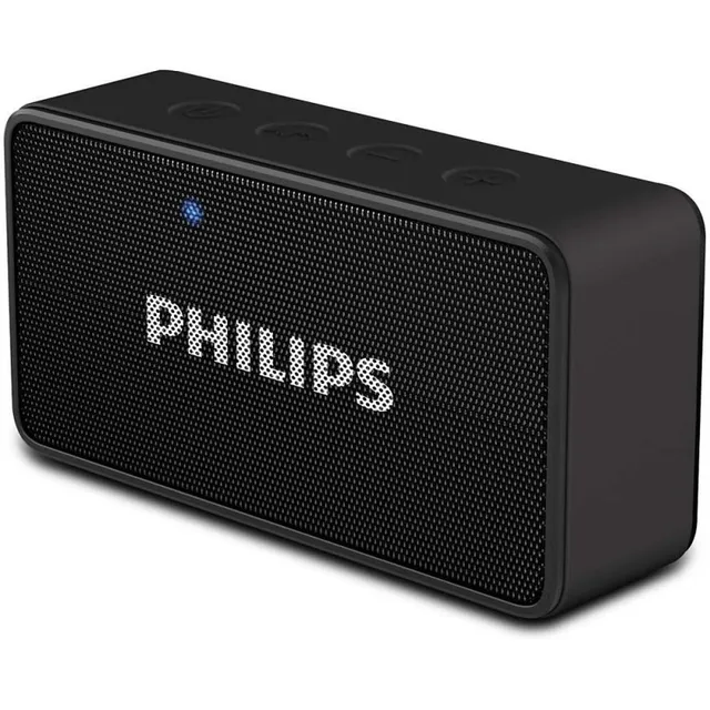 Parlante Portátil Bluetooth Philips Bt60bk/94 Color Negro