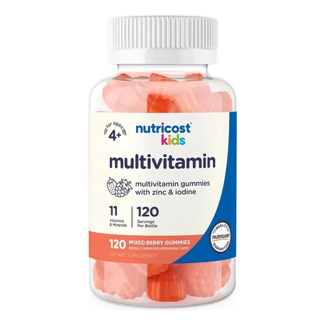 Original Nutricost Multivitaminico Para Niños 120 Gomitas