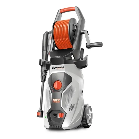 Hidrolavadora eléctrica Daewoo DAX DAX135-1600 negra y naranja de 1.6kW con 135bar de presión máxima 110V - 50Hz/60Hz