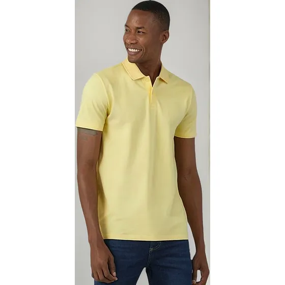 Camiseta Polo Masculina Malwee Original Algodão