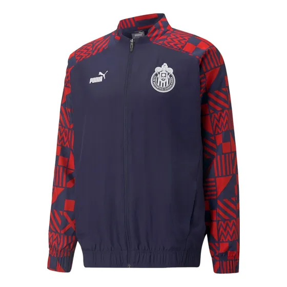 Chamarra Deportiva Chivas Puma Prejuego Para Hombre