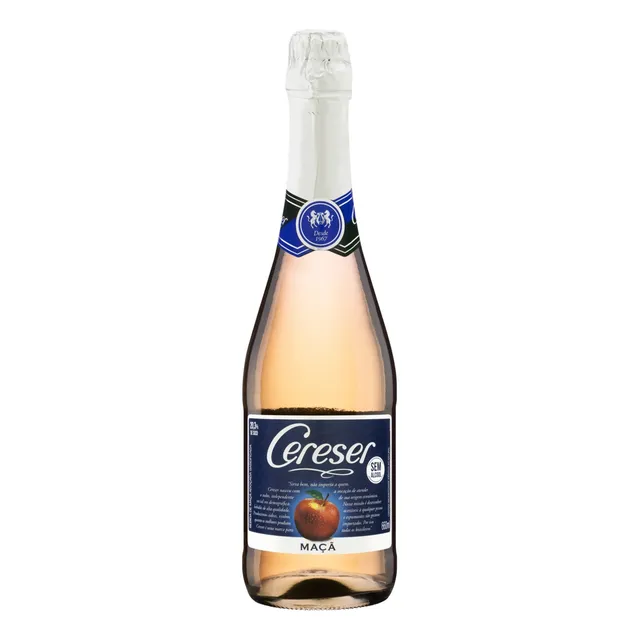 Sidra Brasileira Zero Álcool Maçã Cereser Garrafa 660ml