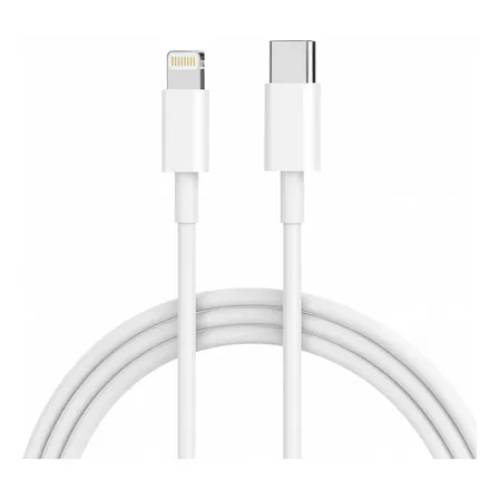 Cabo Carregador Turbo Usb Compatível Com iPhone 6 7 8 Plus X Xr 11 Se 12 13 14 Pro Max Branco