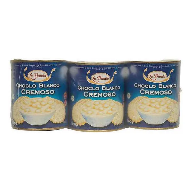 Choclo Blanco Cremoso 800 G. - La Banda Pack X 12 Unidades