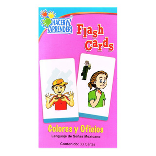Flash Cards Lenguaje De Señas Mexicano - Colores Y Oficios Flash Cards Lenguaje De Señas Mexicano - Colores Y Oficios